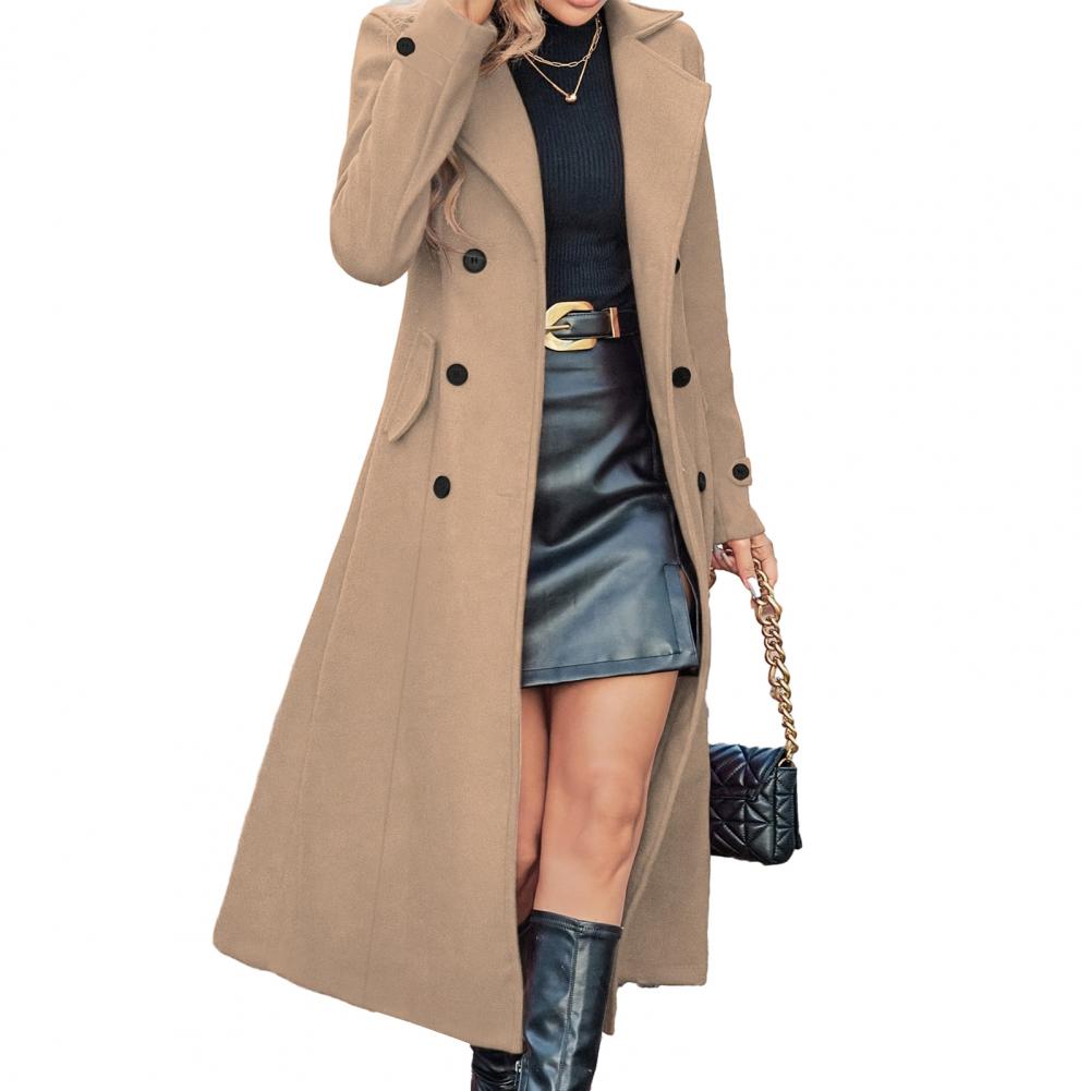 Wool Coat Peacoat - Women Winter Overcoat Women's Long Wool