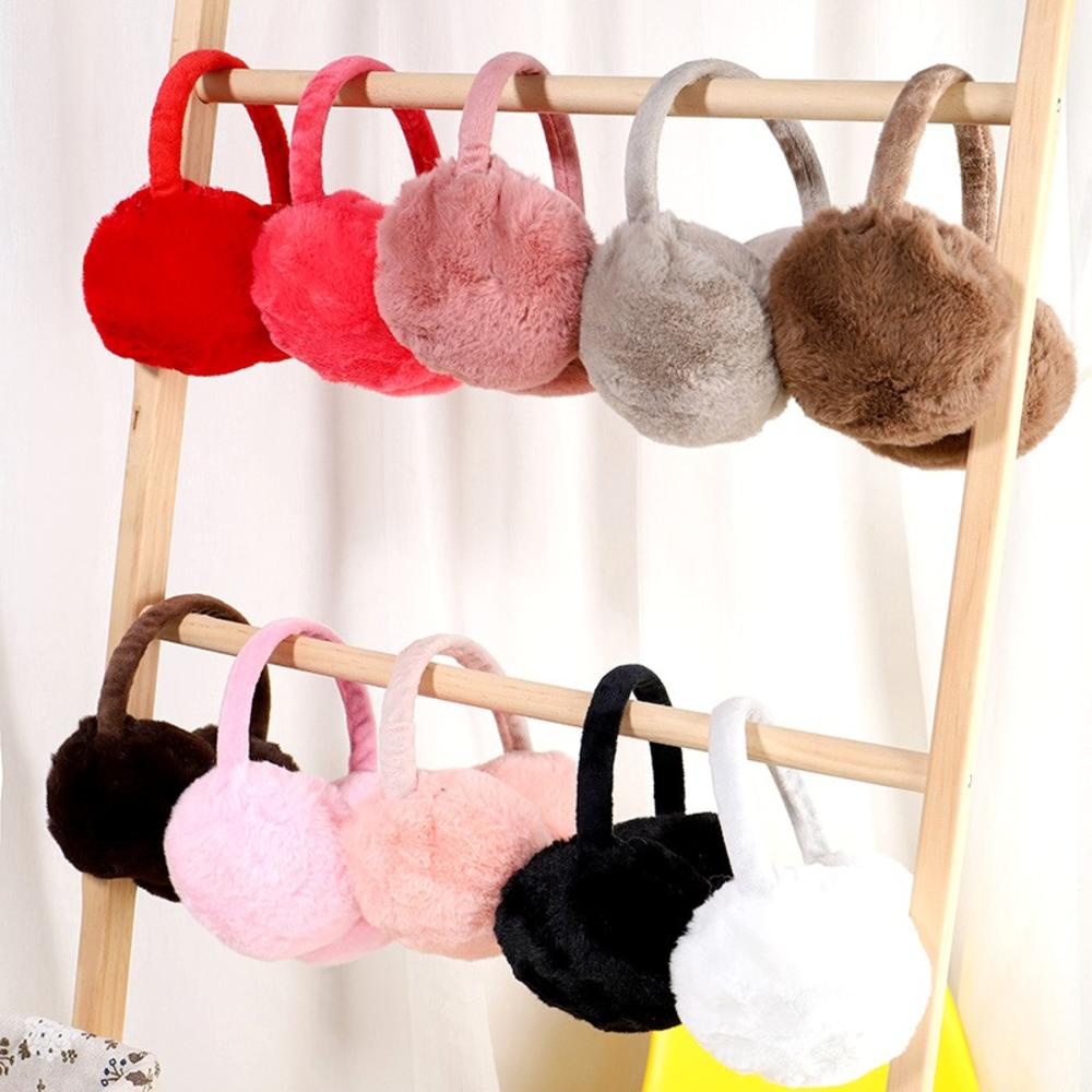 Earmuffs Foldable - Winter Ear Muffs Fluffy Women Men
