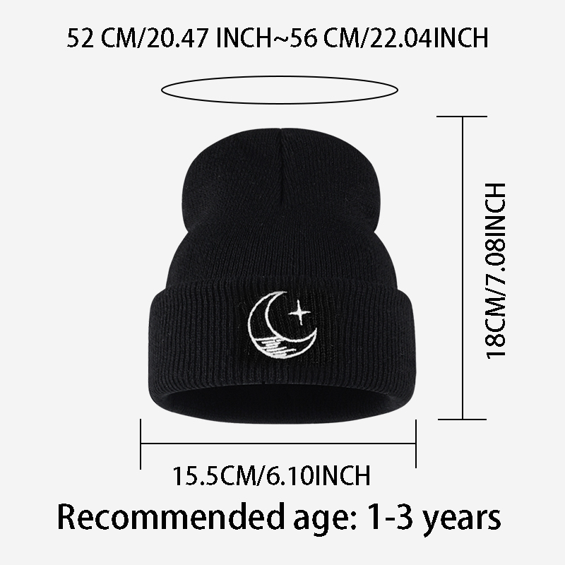 Knitted Hat for 1–3-Year-Olds: - Knit Beanie Hat Warm recension och pris