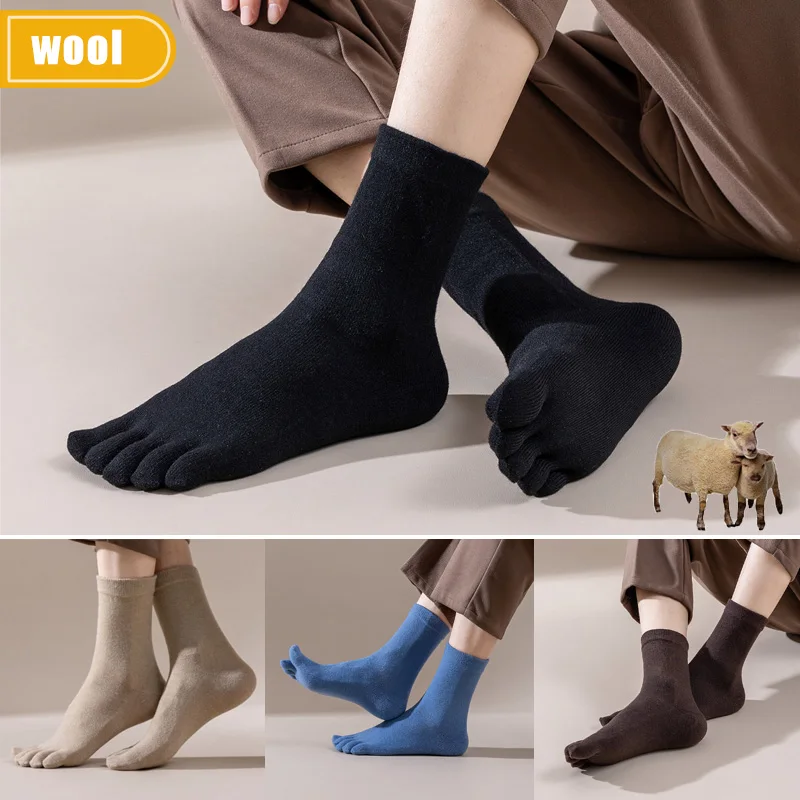 Mans Wool Five Finger Socks Sh - Thermal Sock Wool recension och pris
