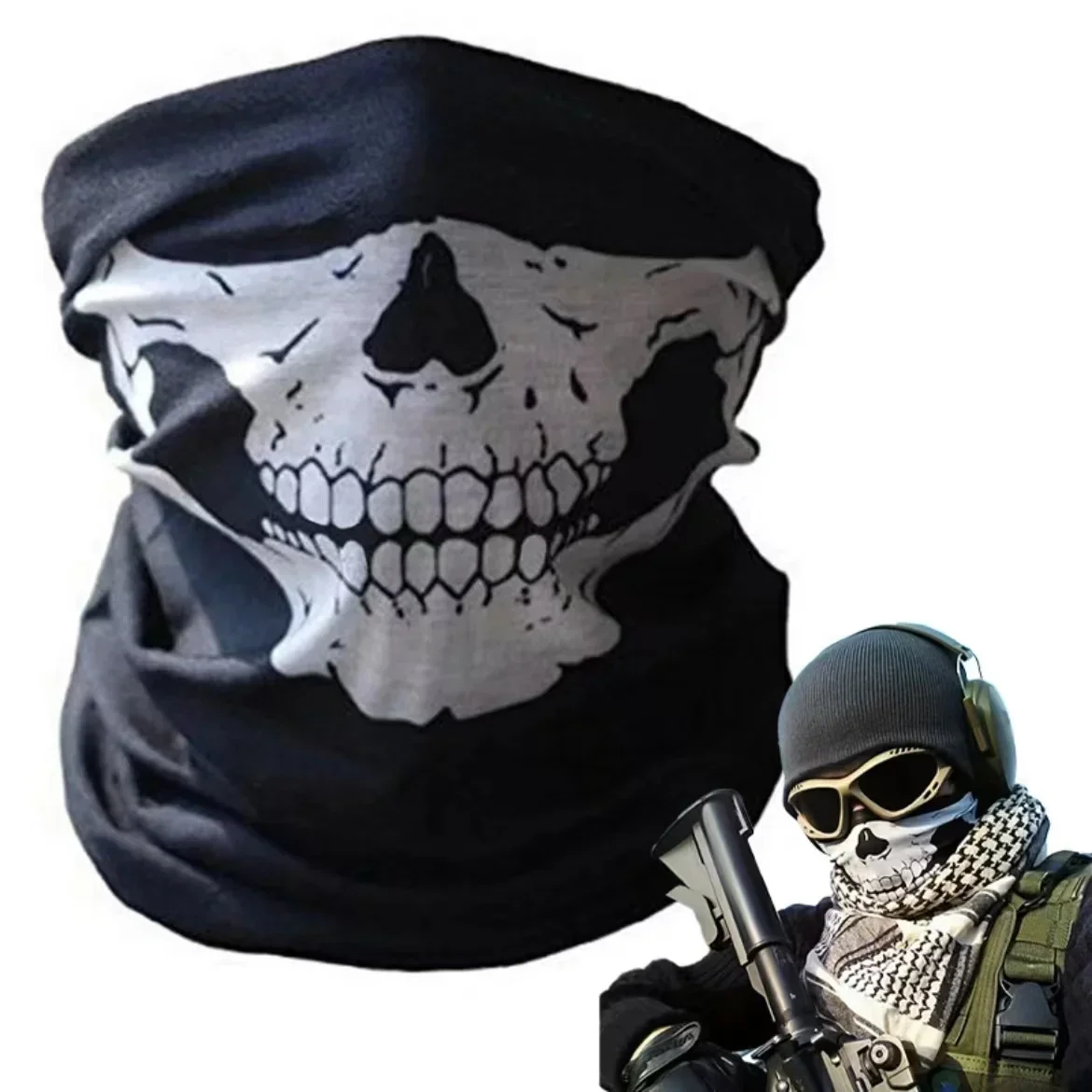 Skull Men Balaclava Ski Mask C - Balaclava Ski Mask recension och pris