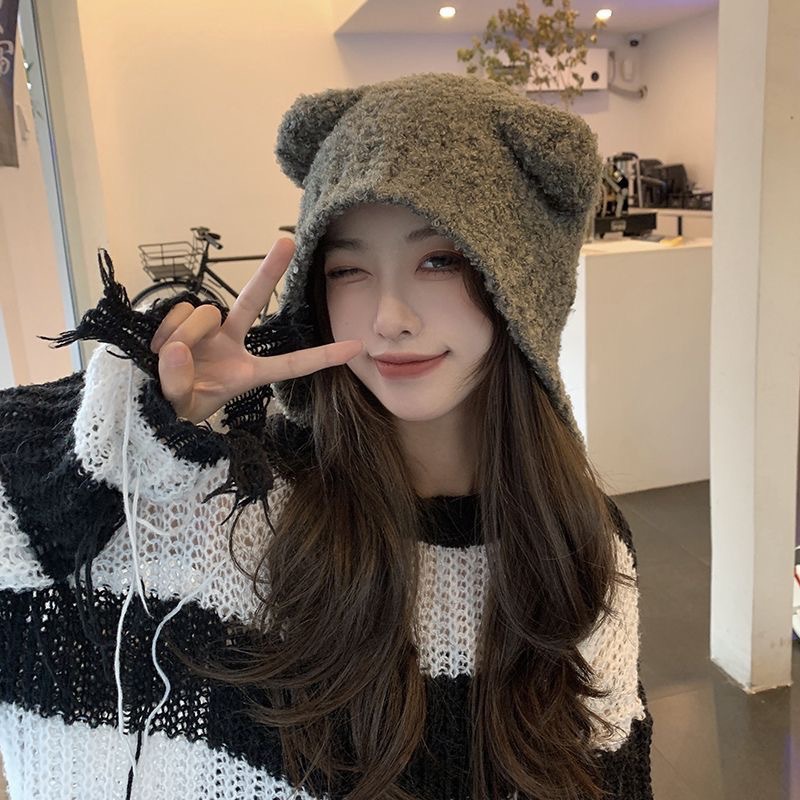 Autumn Winter Women Knit Hat C - Knit Beanie Hat Warm recension och pris