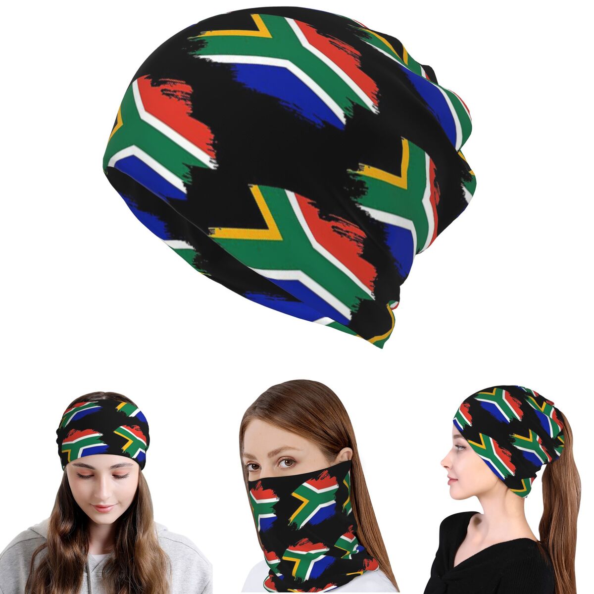 South African Springboks Flag  - Knit Beanie Hat Warm recension och pris