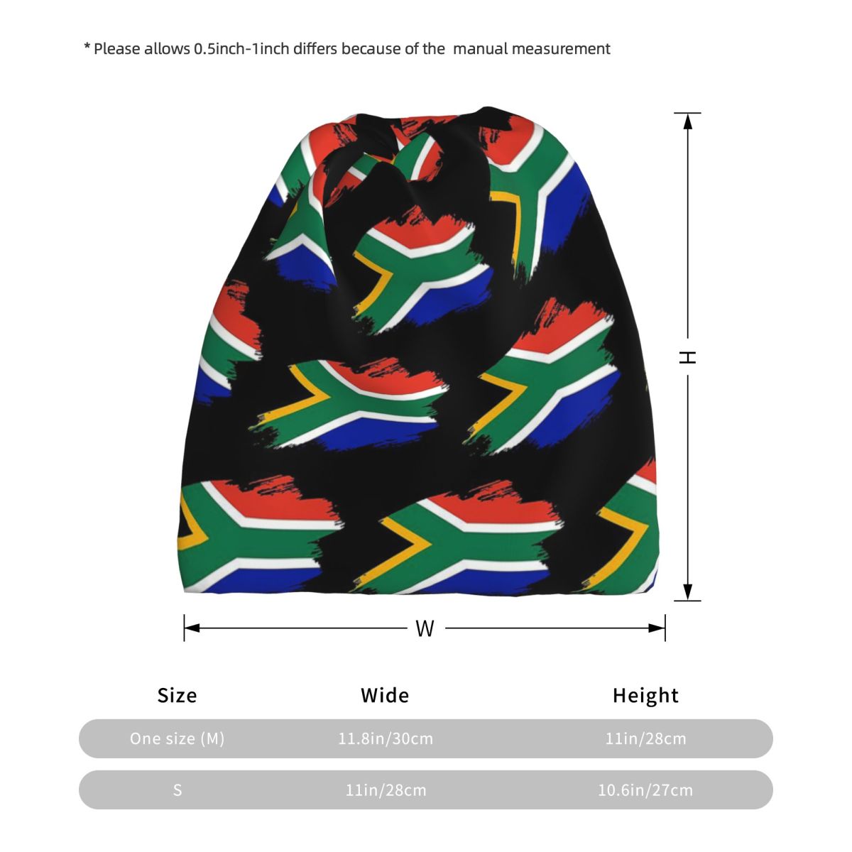 South African Springboks Flag  - Knit Beanie Hat Warm recension och pris