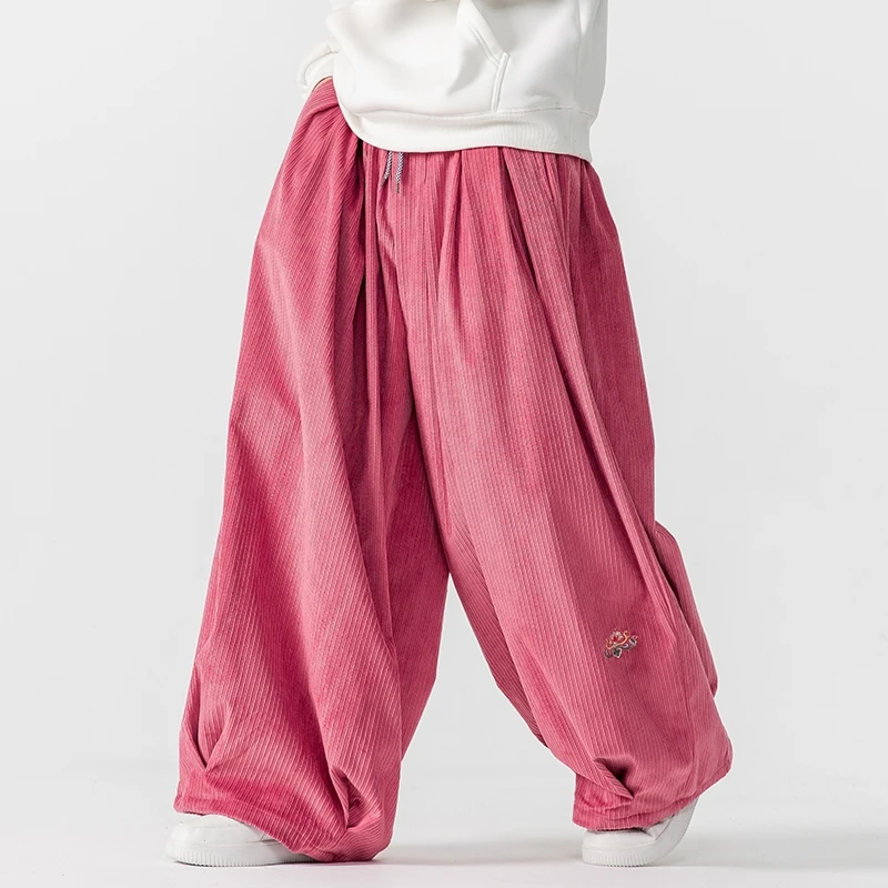 Men Corduroy Wide Leg Pants Me - Corduroy Pant Warm recension och pris