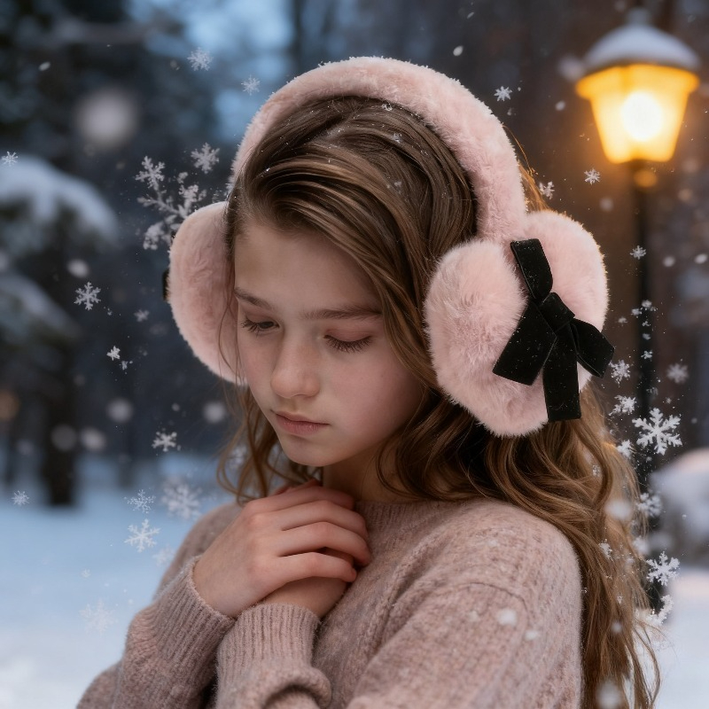 1pc Women's Winter Solid Color - Earmuffs Foldable recension och pris