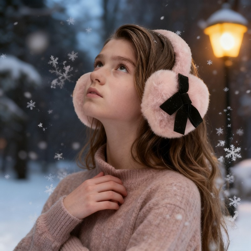 1pc Women's Winter Solid Color - Earmuffs Foldable recension och pris
