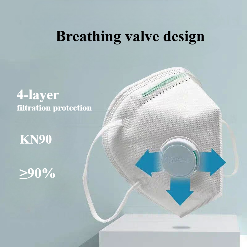 30/60/90pcs Cubreboca Breathab - Earmuffs Foldable recension och pris