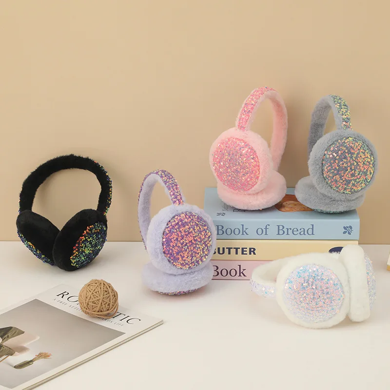 Women's Earmuffs Korean Glitte - Earmuffs Foldable recension och pris