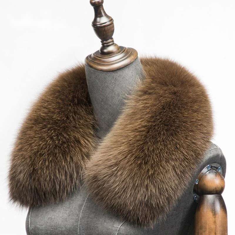 Winter Natural Fox Fur Scarf S - Shawl Wrap Winter recension och pris