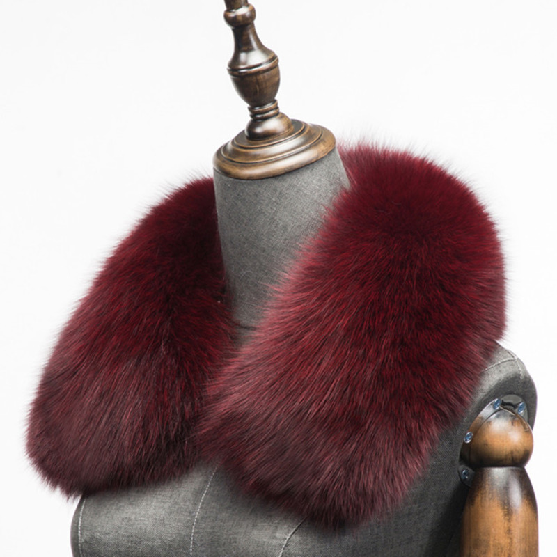 Winter Natural Fox Fur Scarf S - Shawl Wrap Winter recension och pris