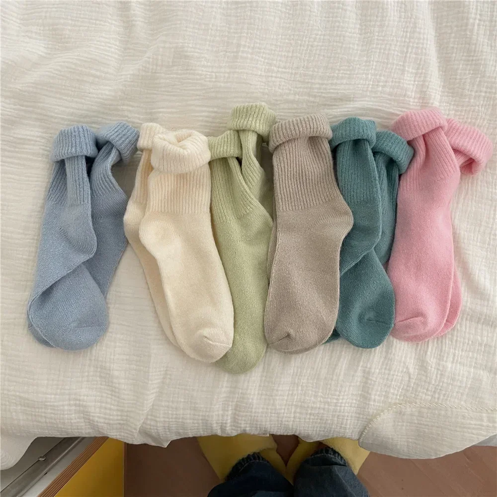 Solid Color Women Winter Thick - Thermal Sock Wool recension och pris