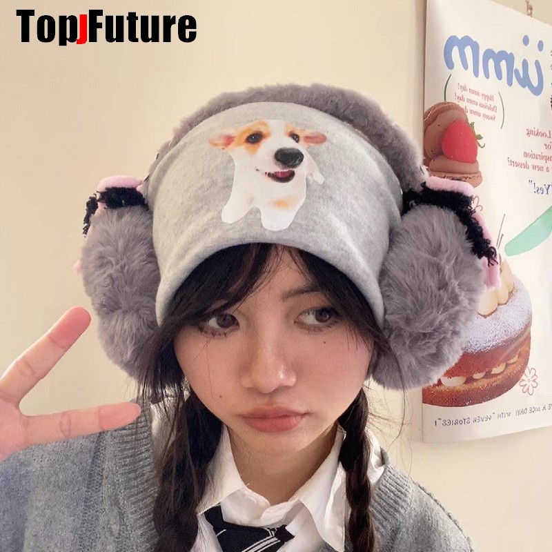 Harajuku Y2k Cute Sweet Lolita - Earmuffs Foldable recension och pris