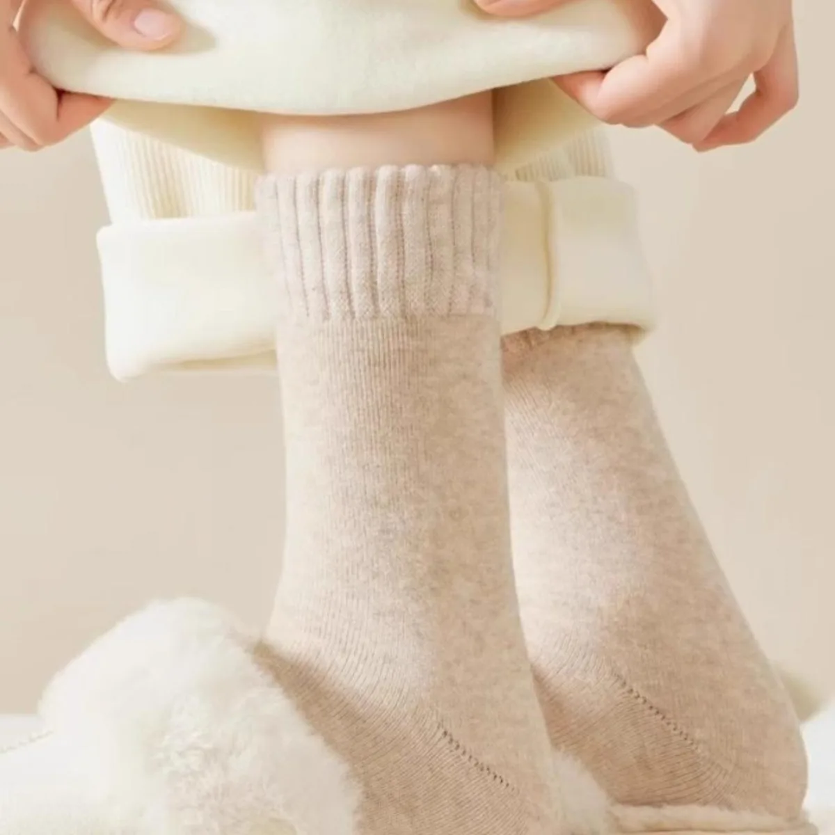1 Pair Winter Warm Thermal Soc - Thermal Sock Wool recension och pris
