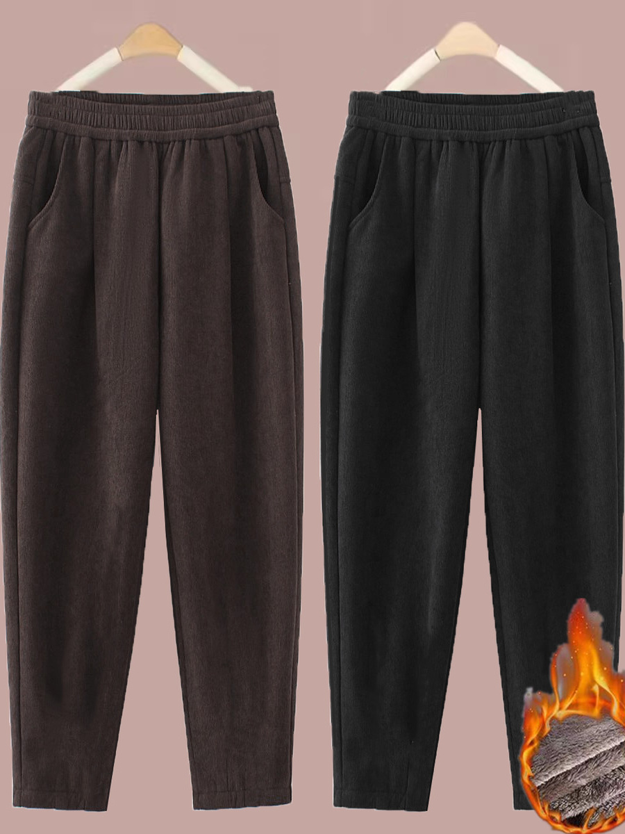 Thickened Straight Leg Pants W - Corduroy Pant Warm recension och pris