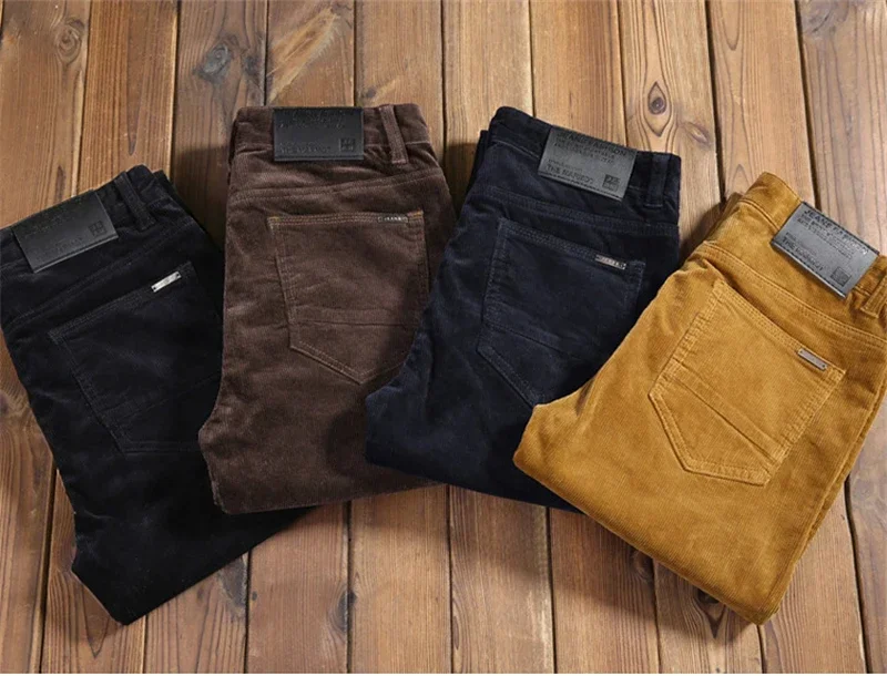 2023 Autumn Winter Men's Casua - Corduroy Pant Warm recension och pris