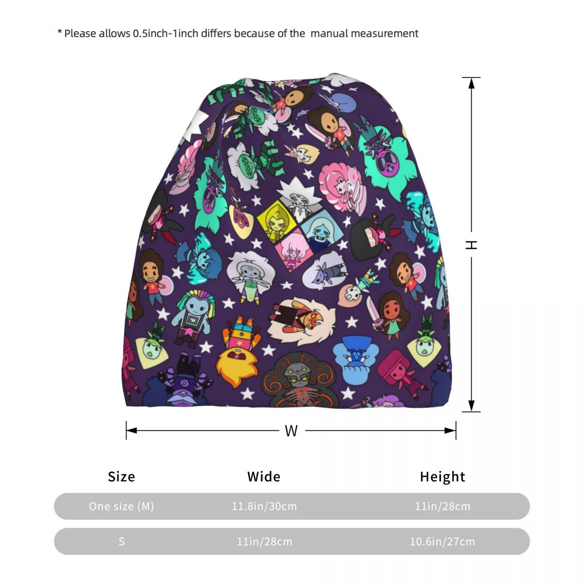 Crystal Gems Steven Universe B - Knit Beanie Hat Warm recension och pris