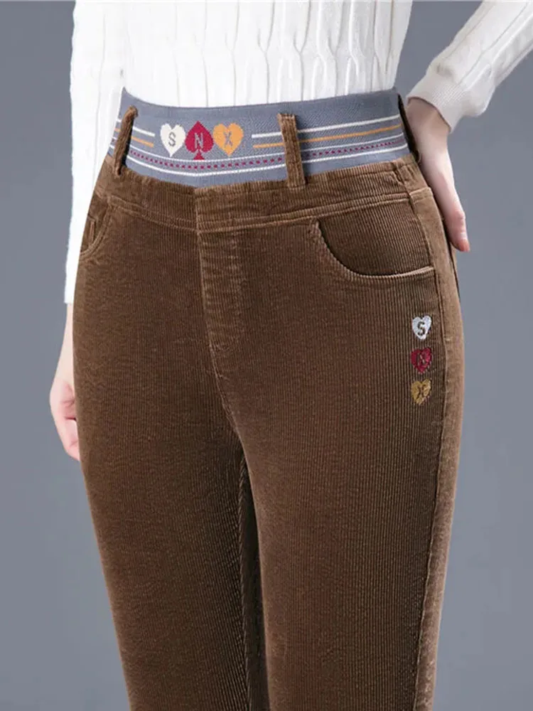 Winter Thicken Plush Lined Pen - Corduroy Pant Warm recension och pris