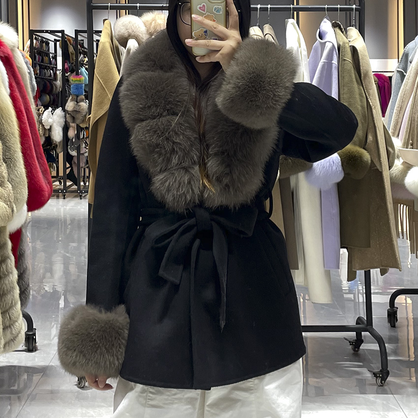 JANEFUR 2026 Wool Coat with Re - Wool Coat Peacoat recension och pris