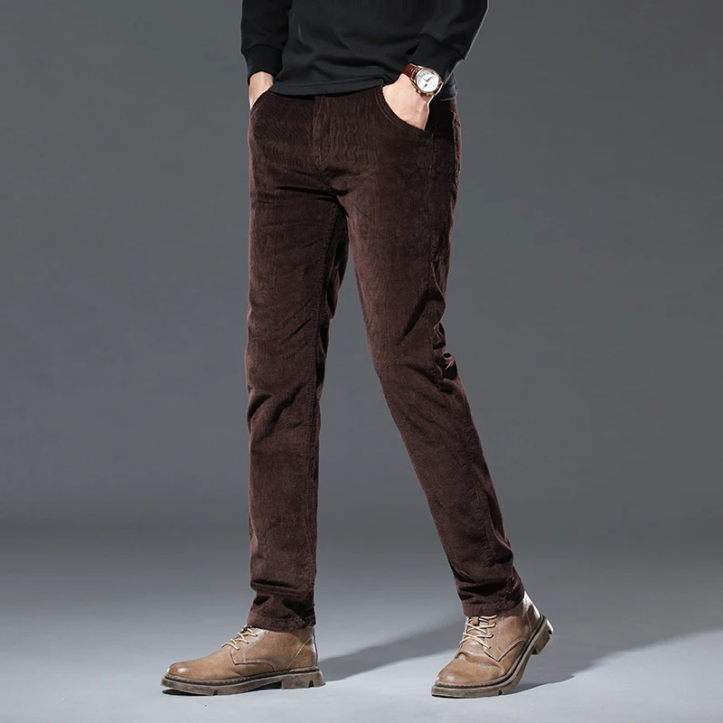 Winter New Men's Corduroy Flee - Corduroy Pant Warm recension och pris