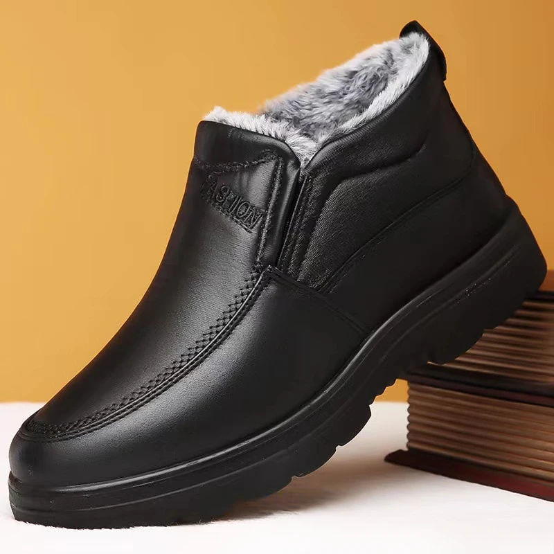 Winter Men's Ankle Boots Plush - Waterproof Winter Boot recension och pris