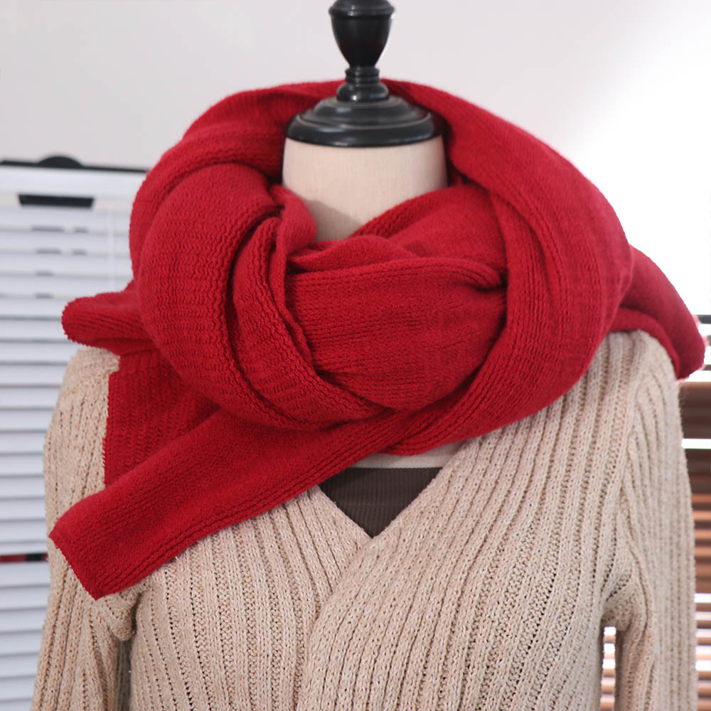 High Quality Solid Color Men W - Wool Scarf Men recension och pris