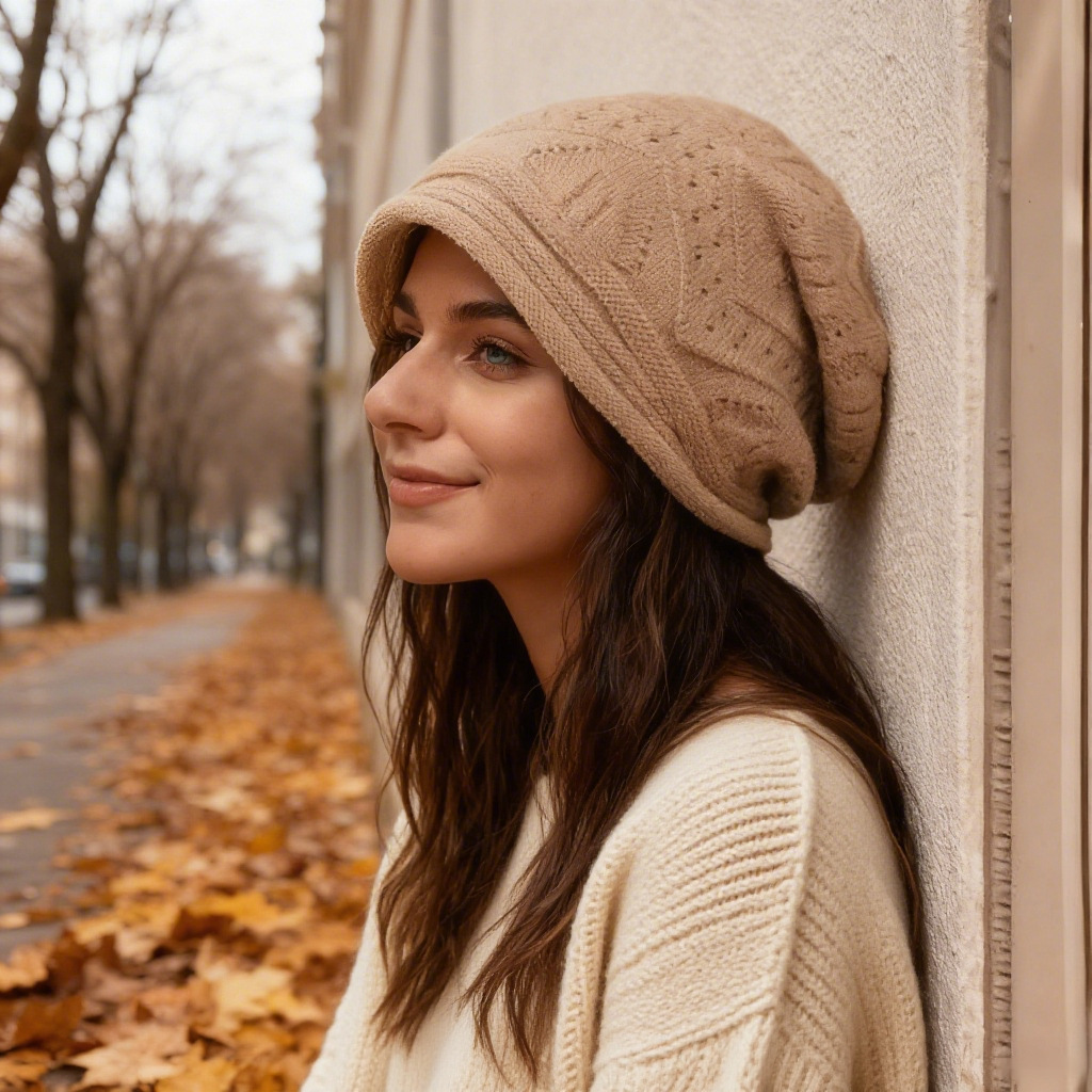 Unisex Oversized Knitted Baggy - Wool Scarf Men recension och pris