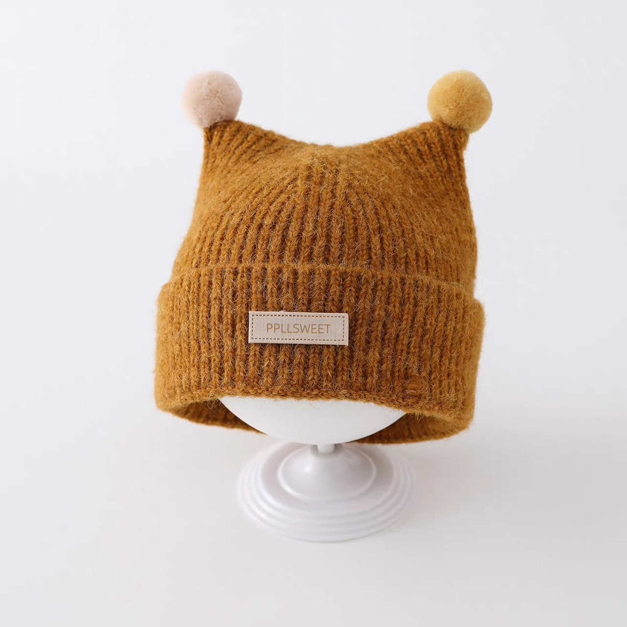 1-4Year Baby Knitted Hat Cute  - Knit Beanie Hat Warm recension och pris