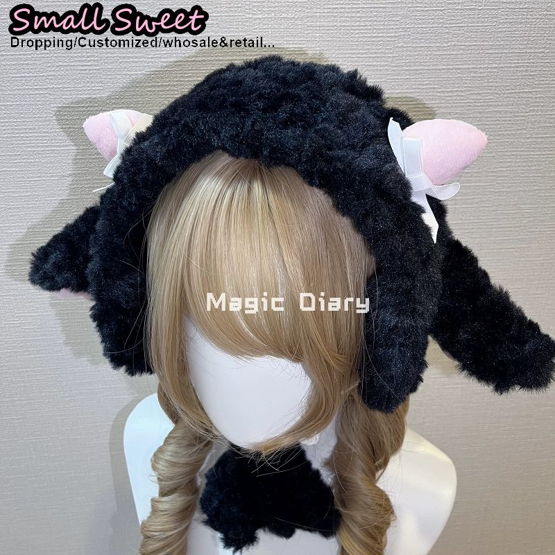 Women Subcultural Y2K Girl Lam - Winter Headband Fleece recension och pris