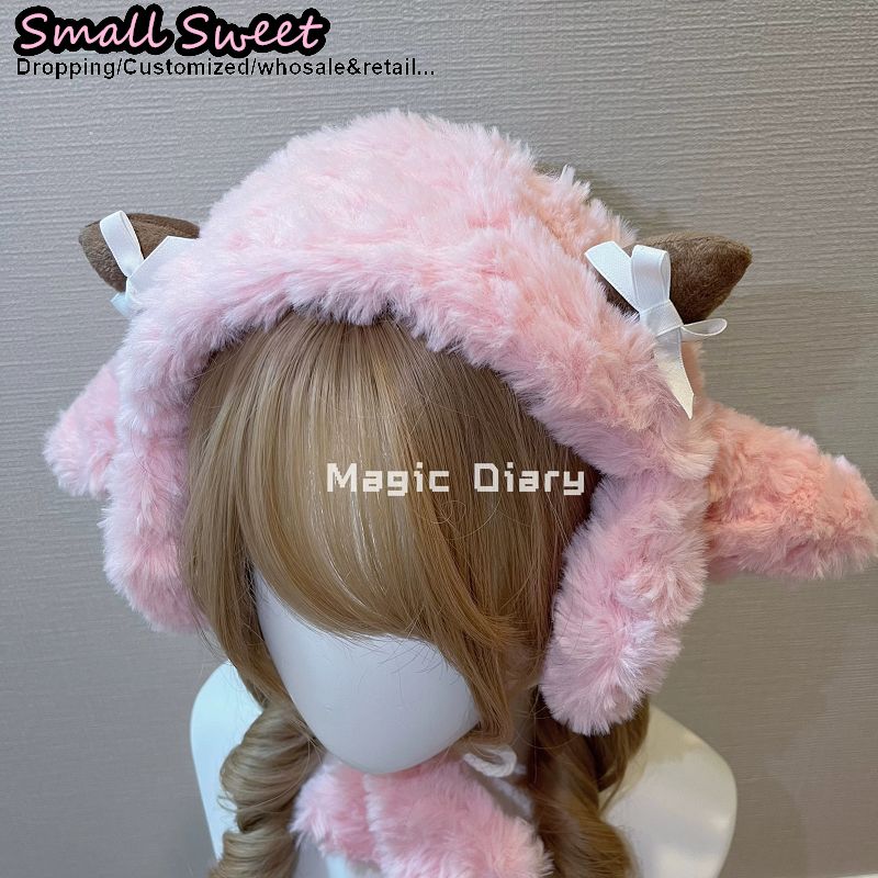 Women Subcultural Y2K Girl Lam - Winter Headband Fleece recension och pris