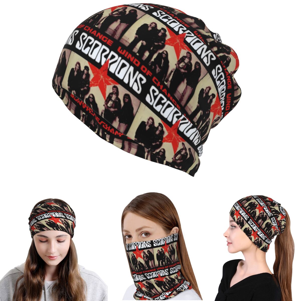 Scorpions Band Rock Bandana Ne - Knit Beanie Hat Warm recension och pris
