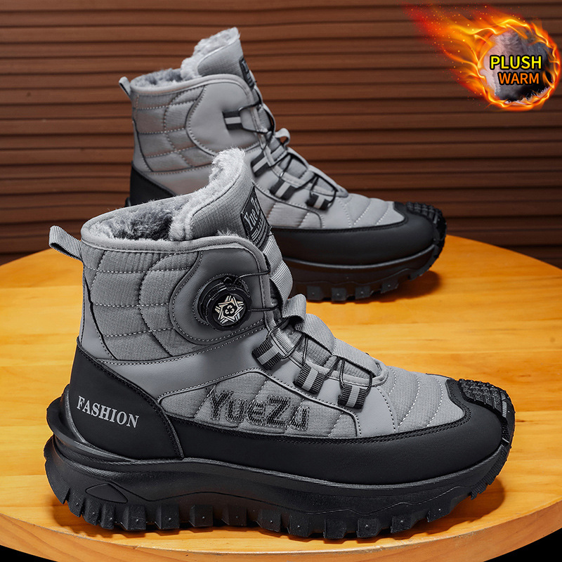Big Size Men‘s Winter Snow Boo - Waterproof Winter Boot recension och pris