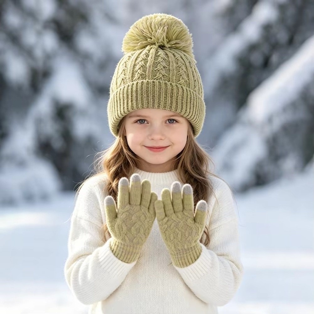 2Pcs/Set Fashion Winter Childr - Touch Screen Gloves recension och pris