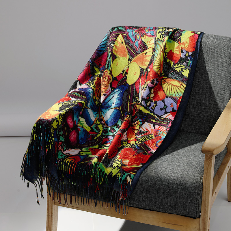 Luxury Brand Oil Painting Cash - Cashmere Pashmina Wrap recension och pris