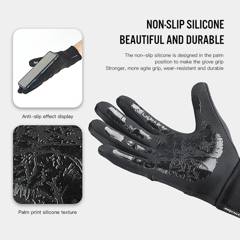 Winter Cycling Gloves for Men  - Touch Screen Gloves recension och pris