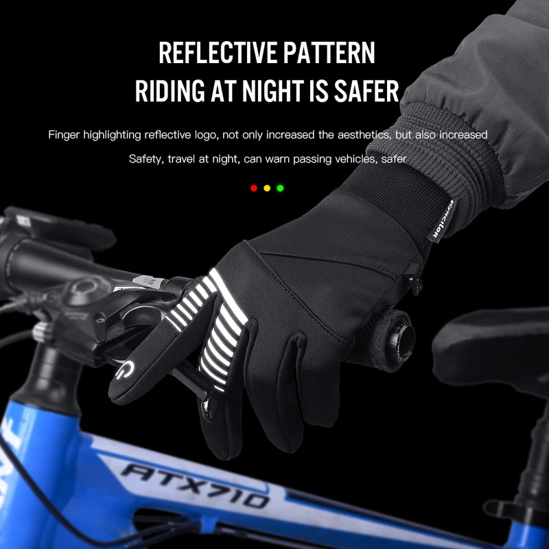 Winter Cycling Gloves for Men  - Touch Screen Gloves recension och pris