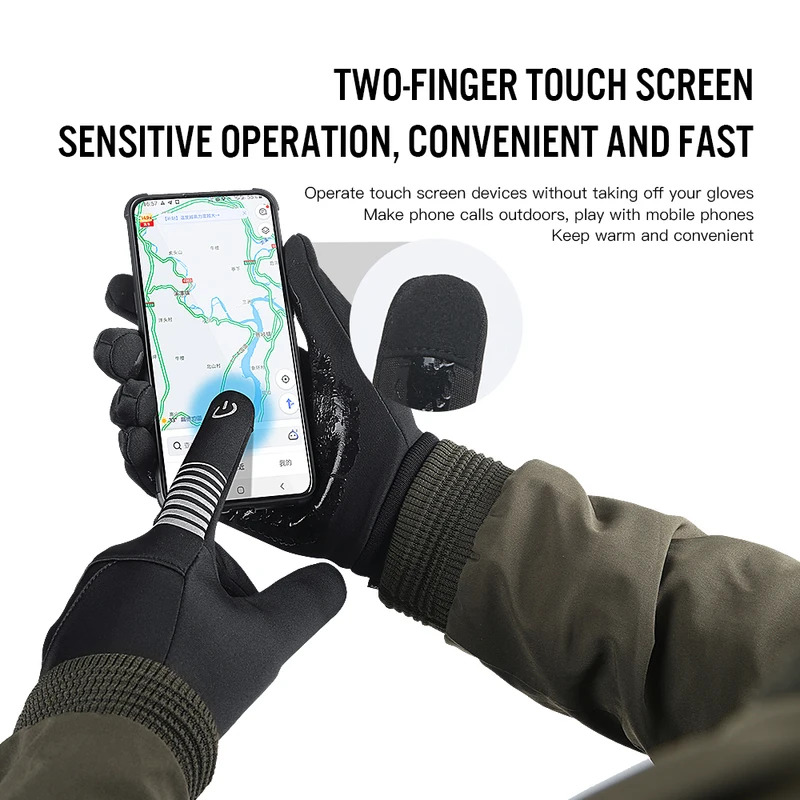 Winter Cycling Gloves for Men  - Touch Screen Gloves recension och pris