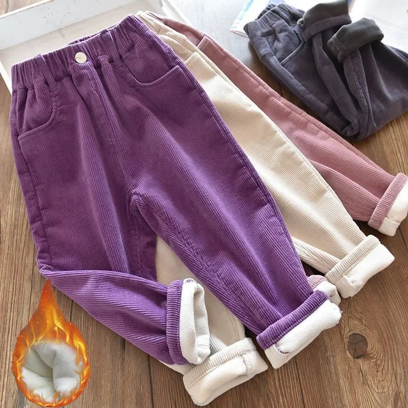 Girls Corduroy Pants Winter Wa - Corduroy Pant Warm recension och pris