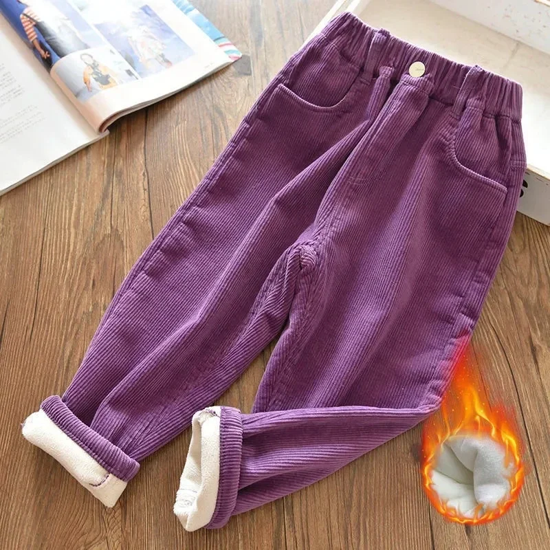 Girls Corduroy Pants Winter Wa - Corduroy Pant Warm recension och pris