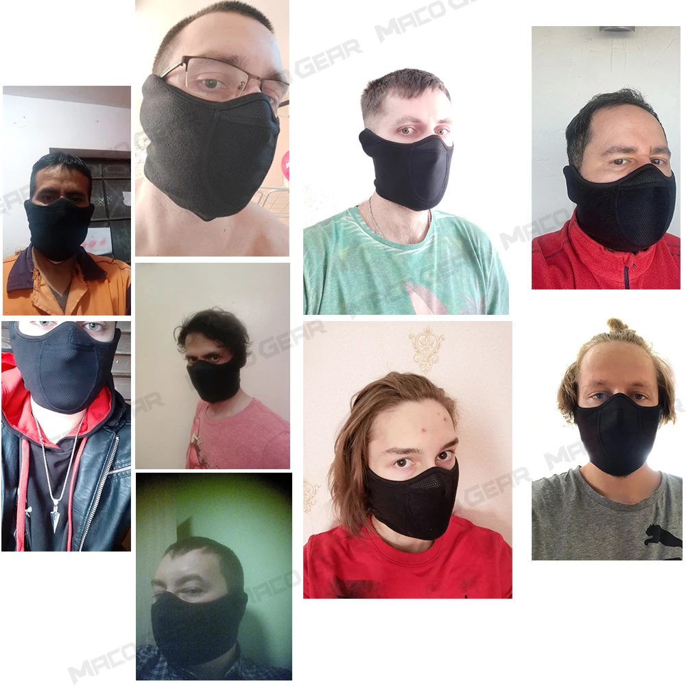 Winter Neck Warmer Ear Cover F - Fleece Ear Warmer Band recension och pris