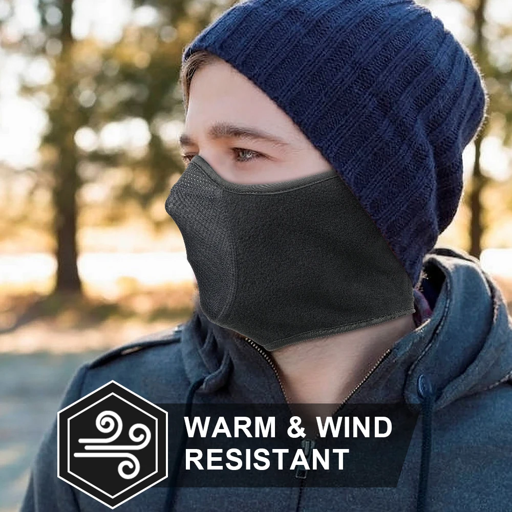 Winter Neck Warmer Ear Cover F - Fleece Ear Warmer Band recension och pris