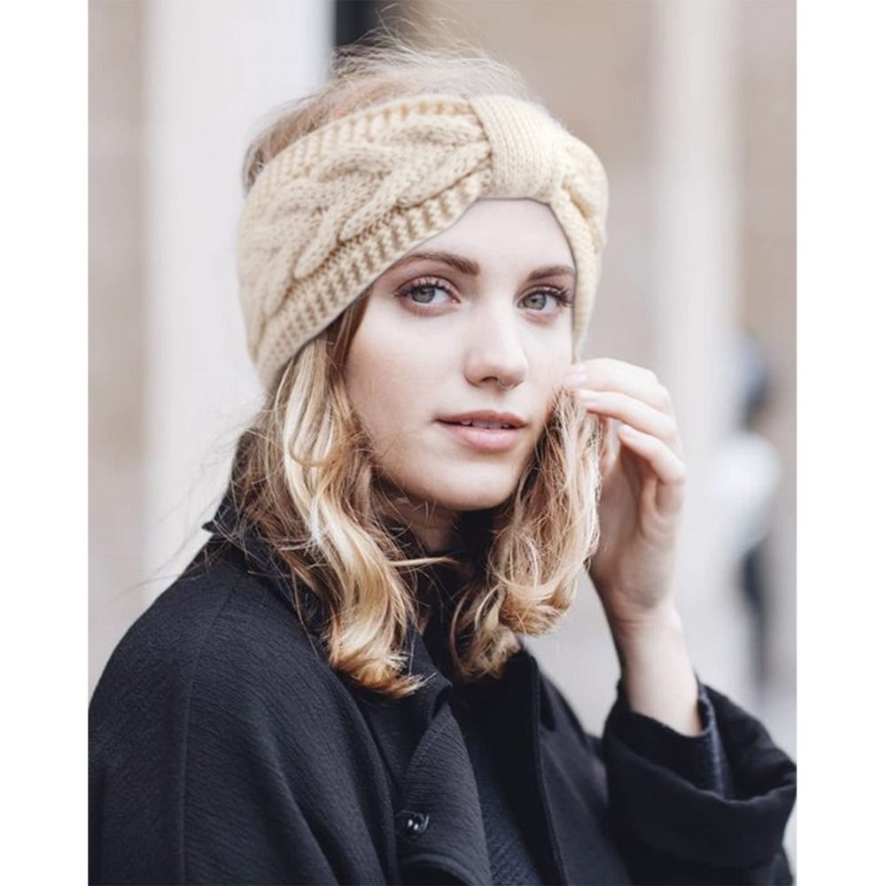 Winter Knitted Women Headbands - Winter Headband Fleece recension och pris