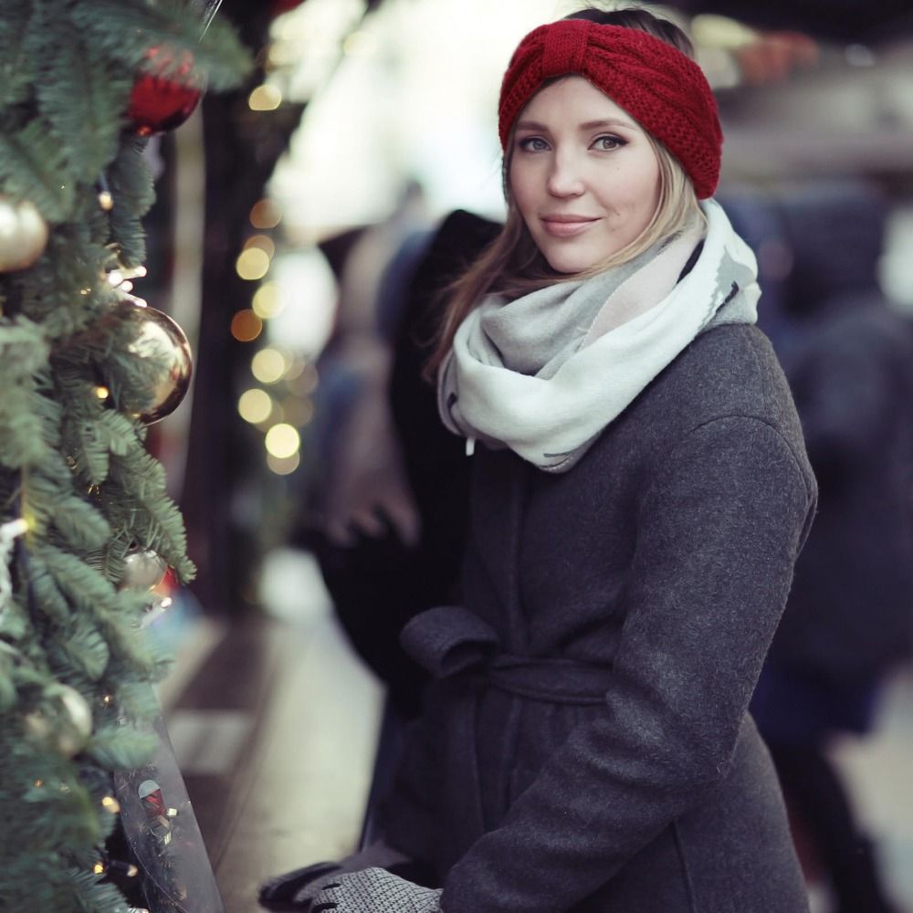 Winter Knitted Women Headbands - Winter Headband Fleece recension och pris